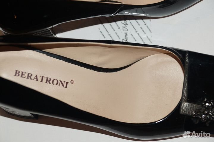 Лакированные туфли женские beratroni