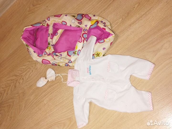 Коляска кукольная и кукла Беби Анабель