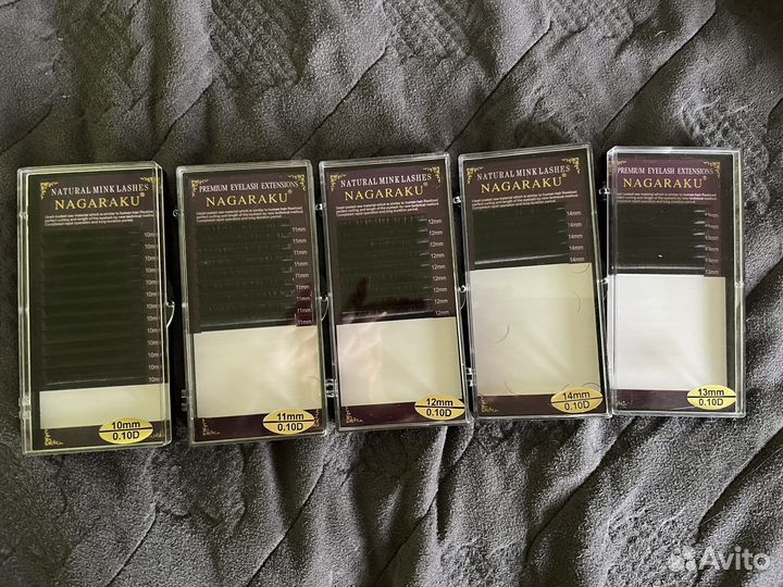 Ресницы для наращивания в изгибе D