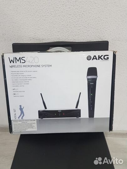 Микрофон беспроводной радиосистема akg