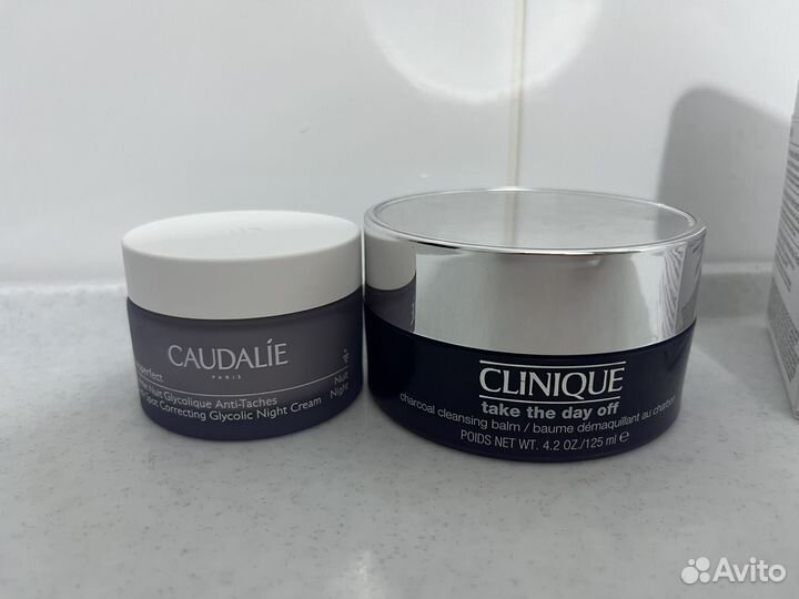 Бальзам clinique и крем caudalie