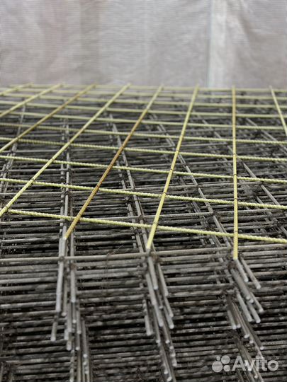 Сетка из композитной арматуры с песчаным напылением d 8 мм ту ячейка 200х200