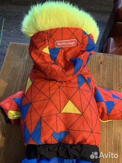Зимний комбинезон для маленькой собаки