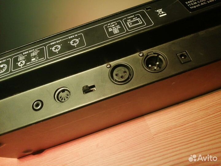 Световой пульт DMX 240 расческа