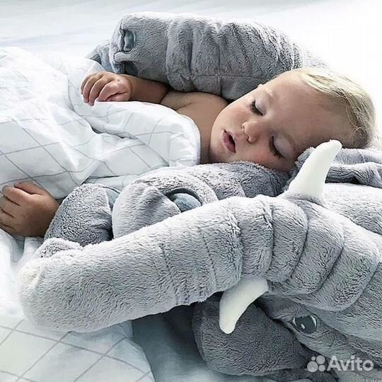 Игрушка Слоник 3 в 1 плед и подушка игрушка