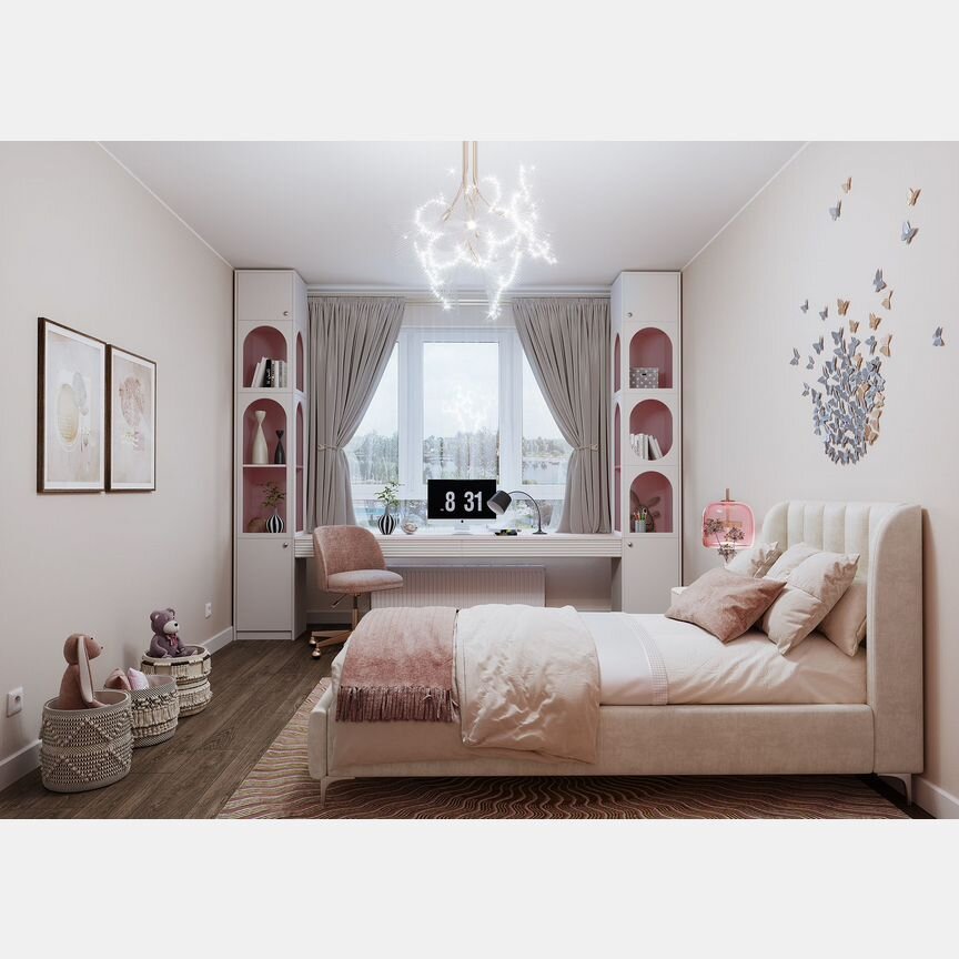 2-к. квартира, 62,6 м², 2/17 эт.