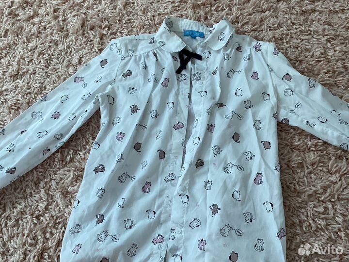 Рубашка школьная для девочки 146