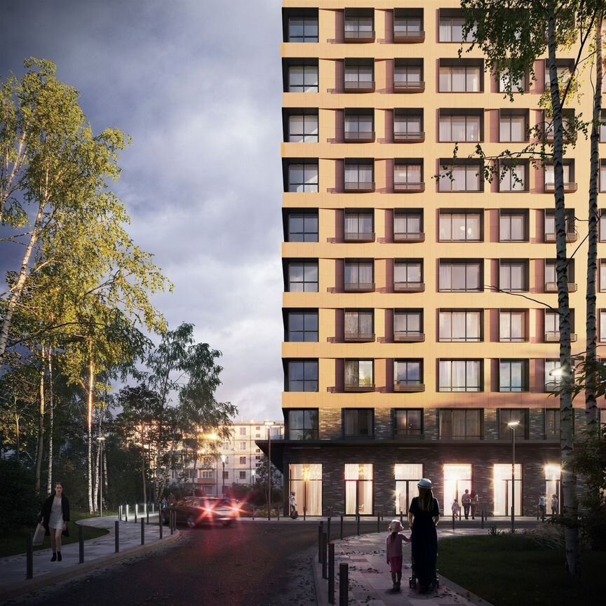 1-к. квартира, 38,3 м², 11/17 эт.