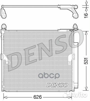 Радиатор кондиционера DCN50038 Denso