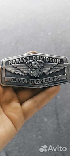 Пряжка посеребренная Harley-Davidson