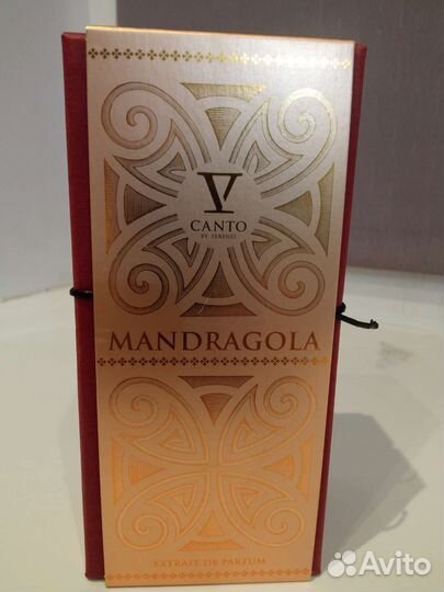 V canto mandragola extrait de parfum 100ml