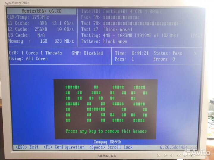 Оперативная память Kingston 1Gb DDR1 PC-3200