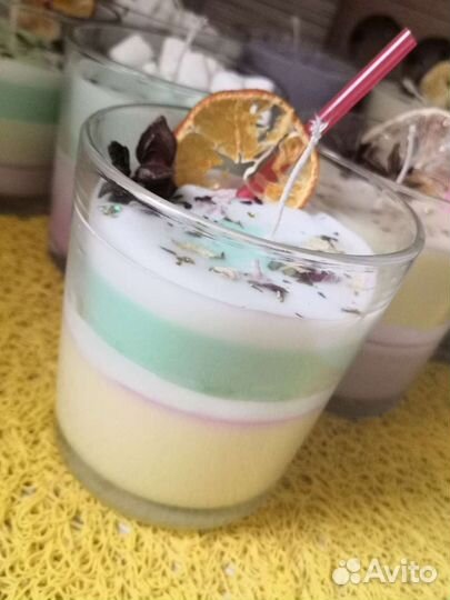 Свечи с тайным посланием или в виде десерта