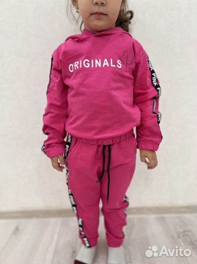 Спортивный костюм для девочки 2-3-4-5-6-7 лет