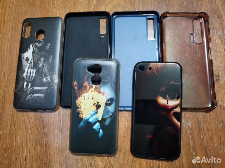 Чехлы Sam a20/30, A7, note 8, Honor 6a,20 и айфон