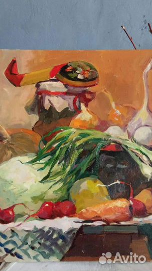 Натюрморт маслом на холсте, купить картину маслом