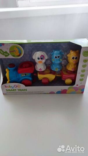 Паровоз игрушка на батарейках