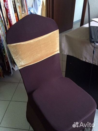 Чехлы на стул универсальные, стрейч, габардин