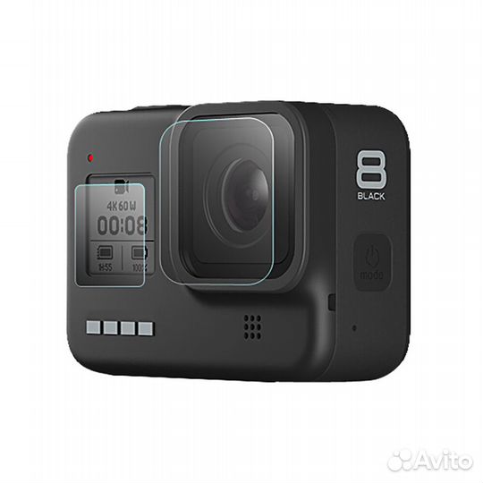 Защитные стекла 3в1 для GoPro Hero 8
