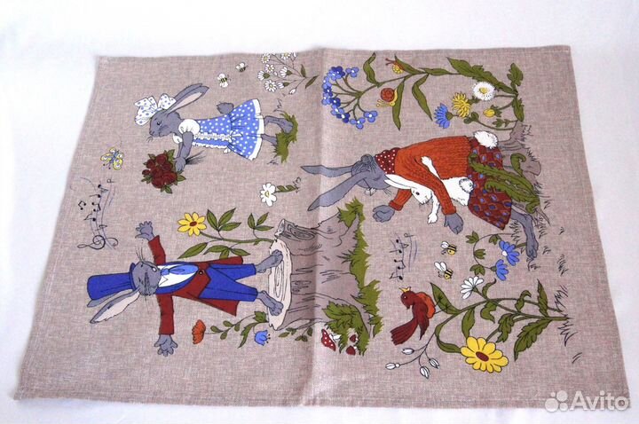 Набор кухонных полотенец, Зайцы