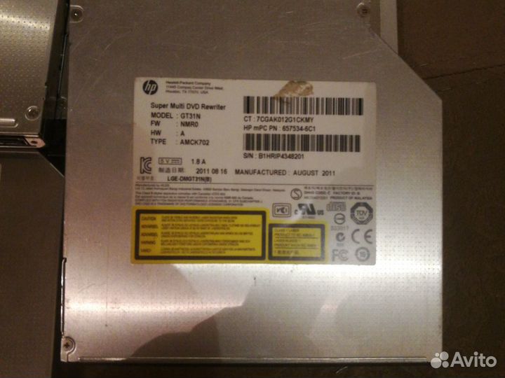 DVD привод на ноут