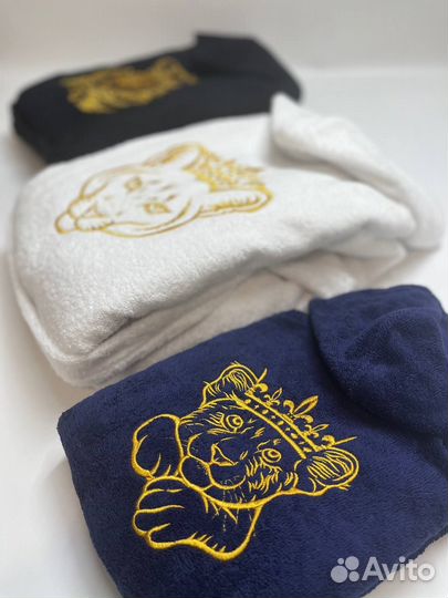 Халат с вышивкой