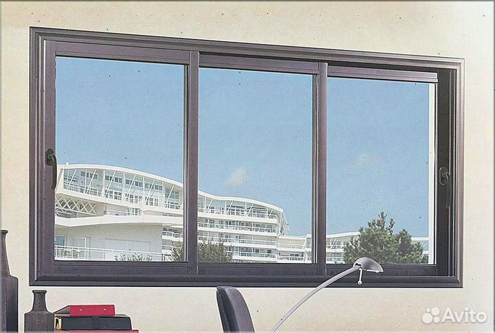 Окна алюминиевые