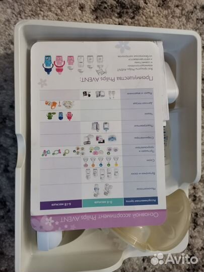 Молокоотсос avent электрический