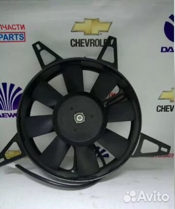 Электровентилятор в сборе, корпус и крыль заз Сенс