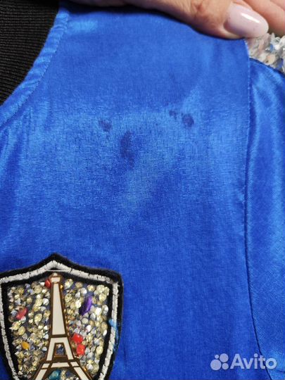 Куртка бомбер для девочки 134-140