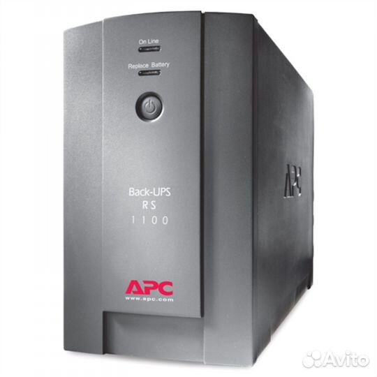 Ибп APC Back-UPS 1100VA, 230V, AVR + новый аккумул