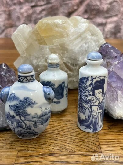 Комплект из трех пузырьков. Старый Китай