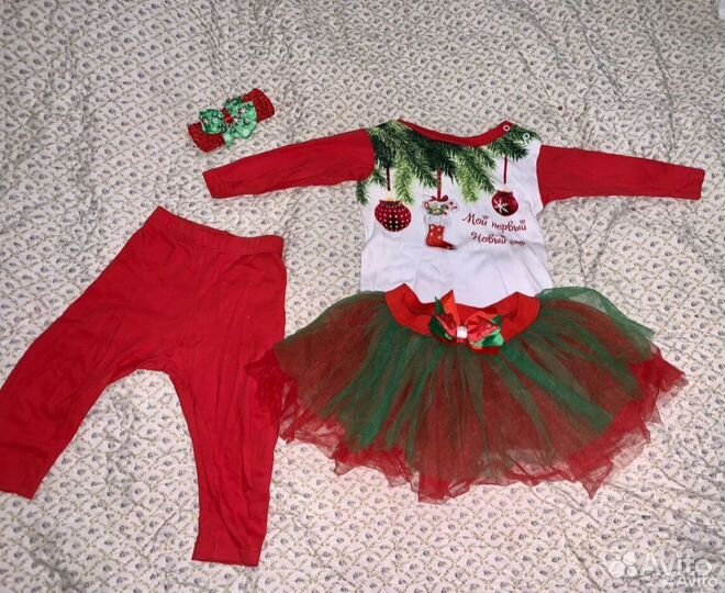 Новогодний костюм для девочки 80-86