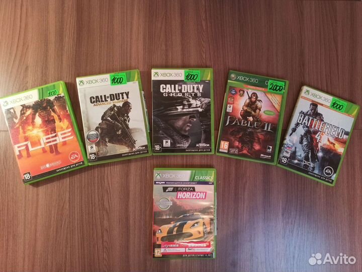 Диски на xbox 360 forza horizon