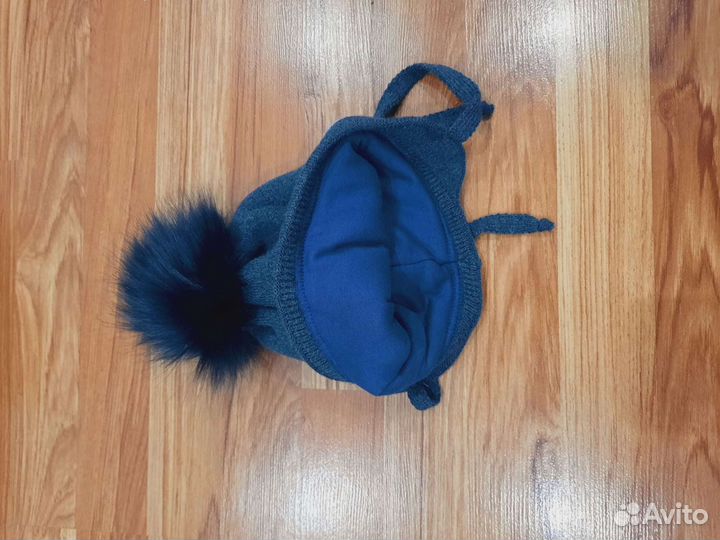 Шапка теплая новая 50-52