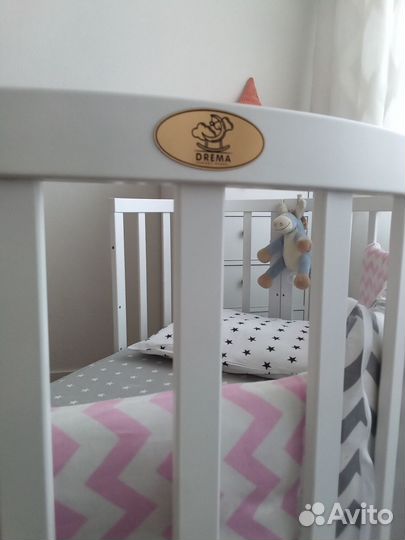 Кроватка детская круглая Дрёма