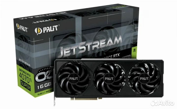 Palit Jetstream RTX 4070 Ti Super, новая