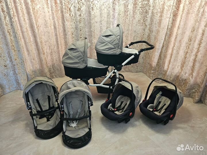 Коляска для двойни bebetto 42