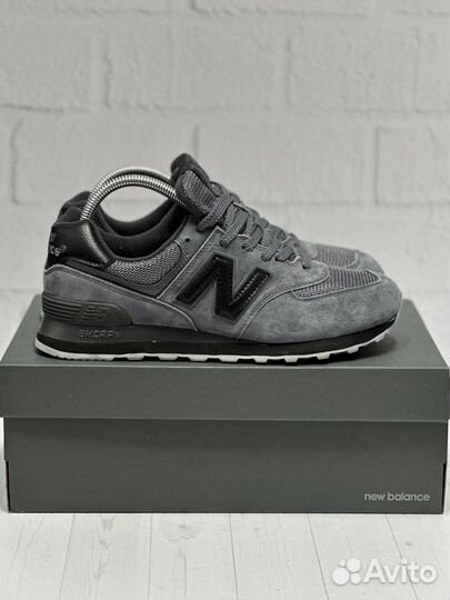 Кроссовки мужские new balance 574 сером цвете