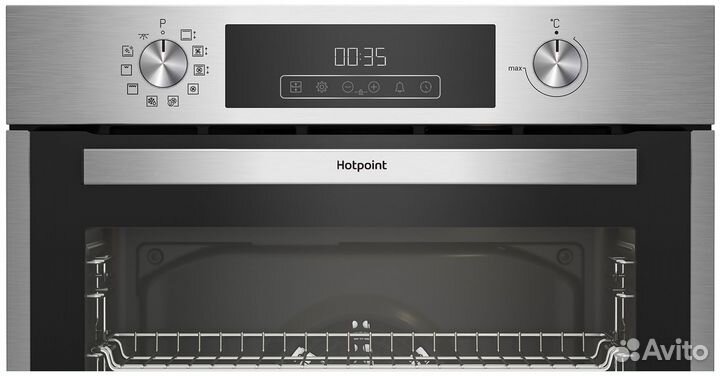 Встраиваемый электрический духовой шкаф hotpoint fe8 831 jsc ix серебристый