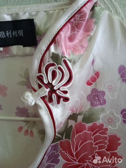 Платье шёлк в японском стиле