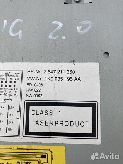 Магнитола штатная VolksWagen Tiguan