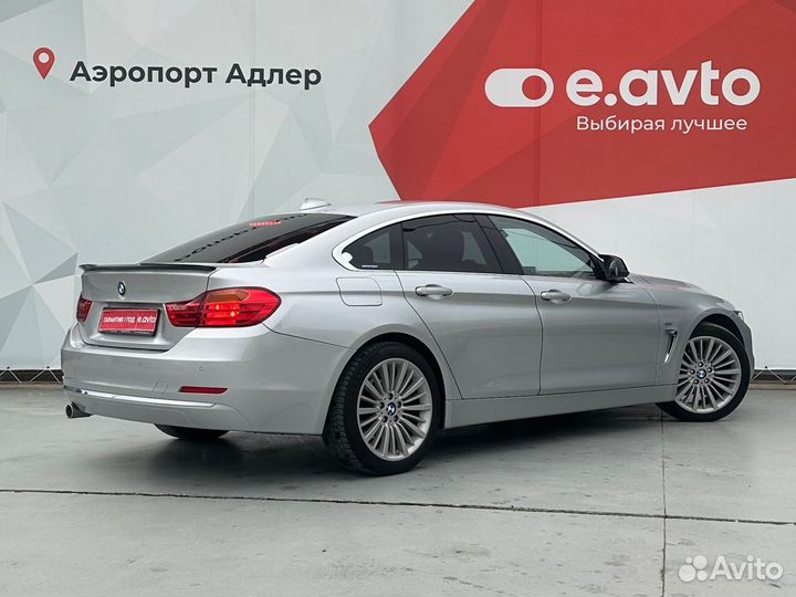 BMW 4 серия Gran Coupe 2.0 AT, 2016, 120 000 км