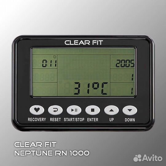 Водный гребной тренажер Clear Fit Neptune RN 1000