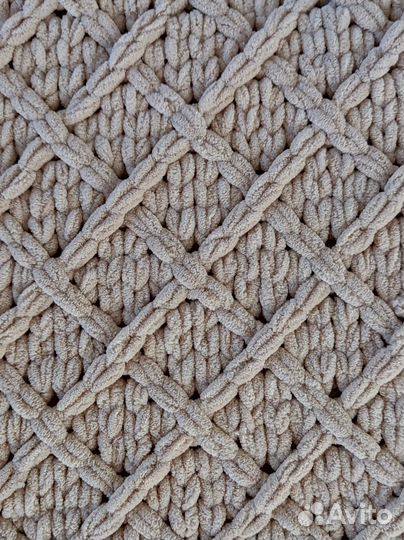 Плед детский вязаный