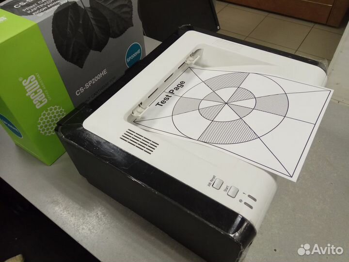 Лазерный принтер Ricoh SP 200n Новый картридж