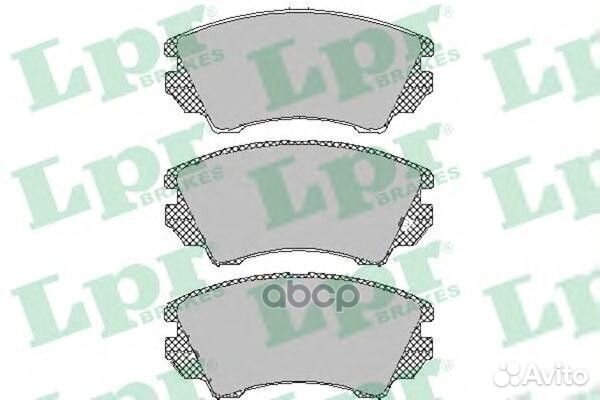 Колодки тормозные дисковые 05P1467 Lpr