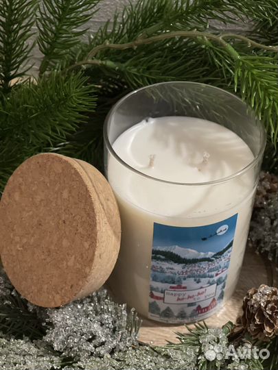 Арома свеча свеча для дома новогодняя свеча