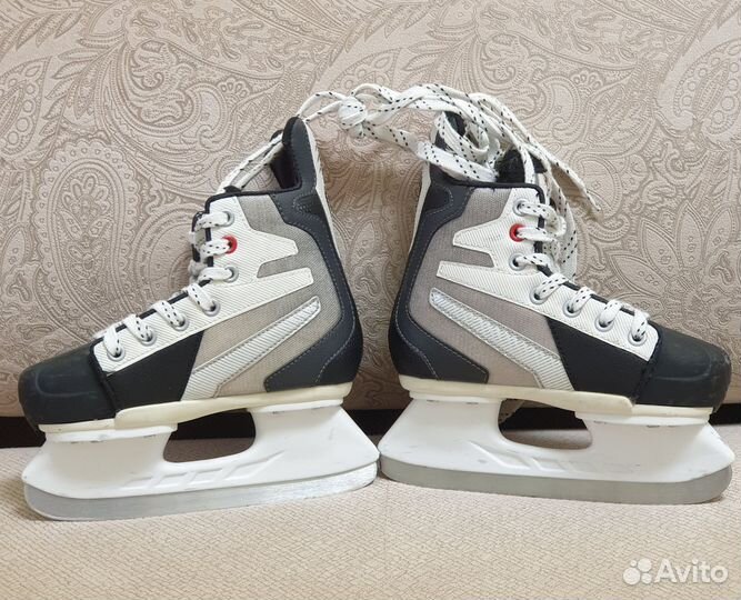 Коньки хоккейные раздвижные 32-35 размер
