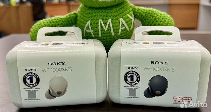 Наушники Sony WF1000XM5 черные и бежевые, новые